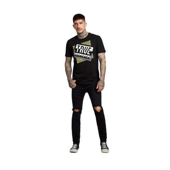 True Religion Men's True Sideways Tee T-Shirt - Picture 4 of 4